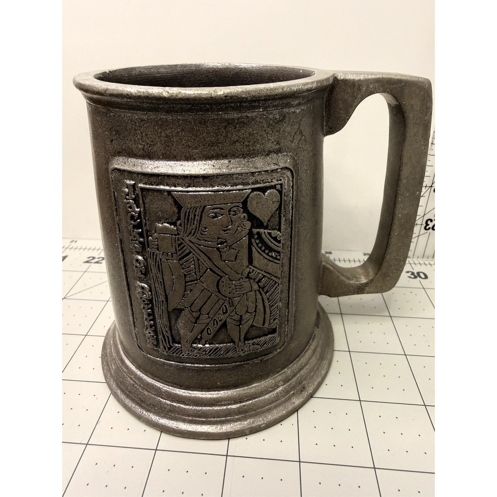 Vintage Wilton Armetale Pewter Mug Stein Jacks or Better Jack of Hearts RWP‎ USA